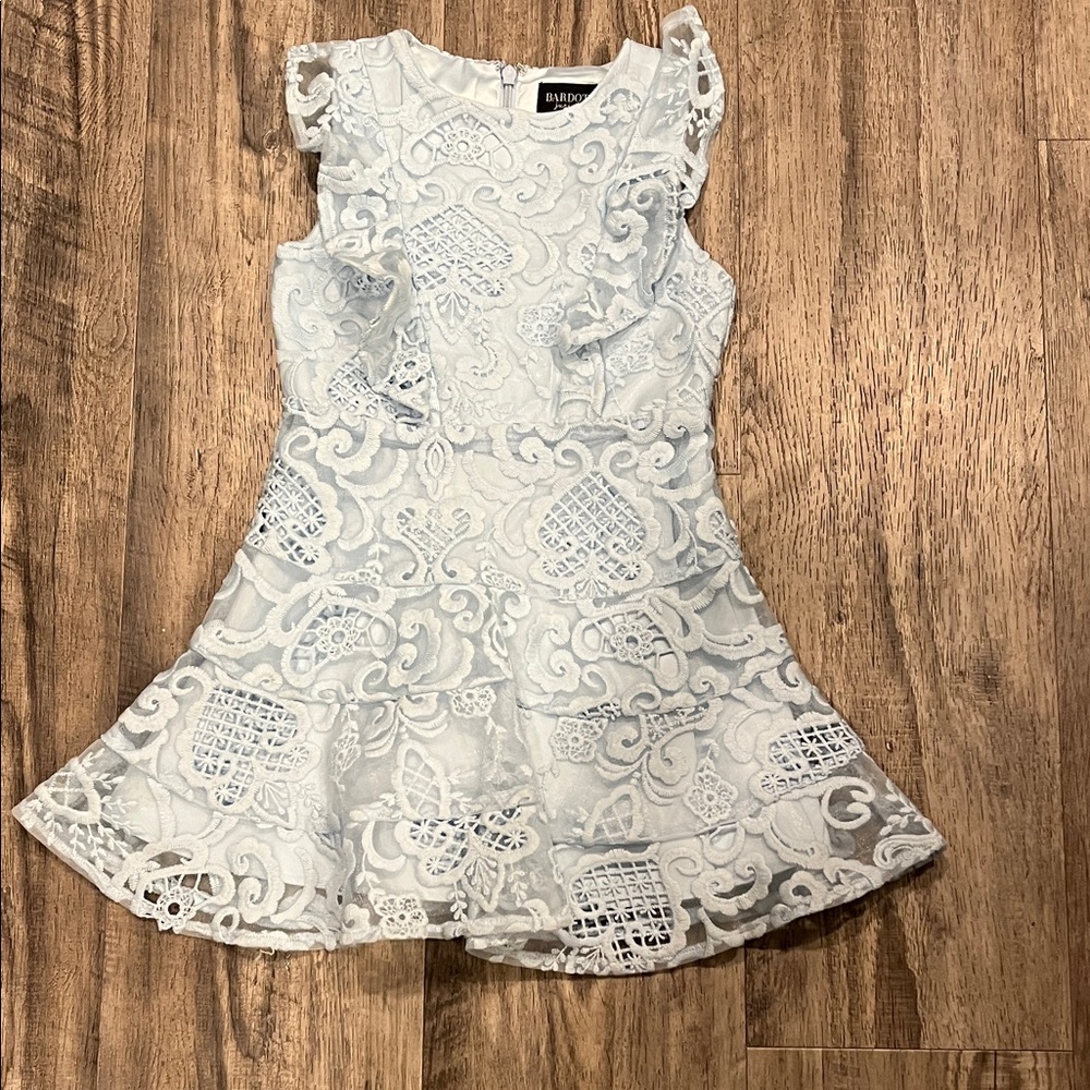 Bardot Kids light blue Lace Formal Dress